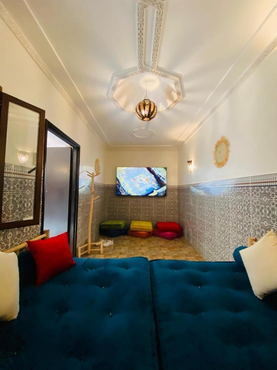 Private Riad 3Ch Salon, Salon Cinema, A Jemaa El Fna 马拉喀什 外观 照片
