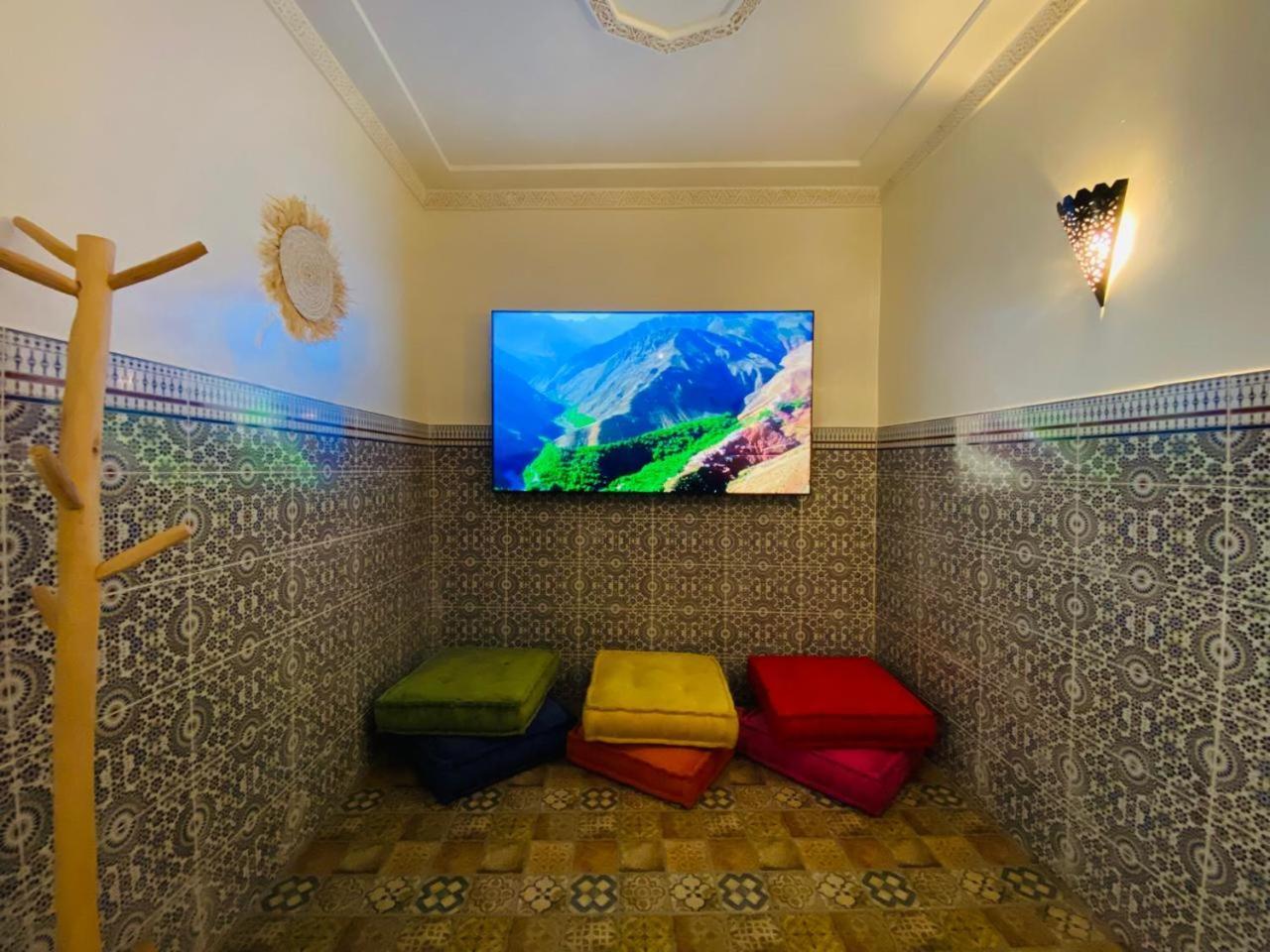 Private Riad 3Ch Salon, Salon Cinema, A Jemaa El Fna 马拉喀什 外观 照片