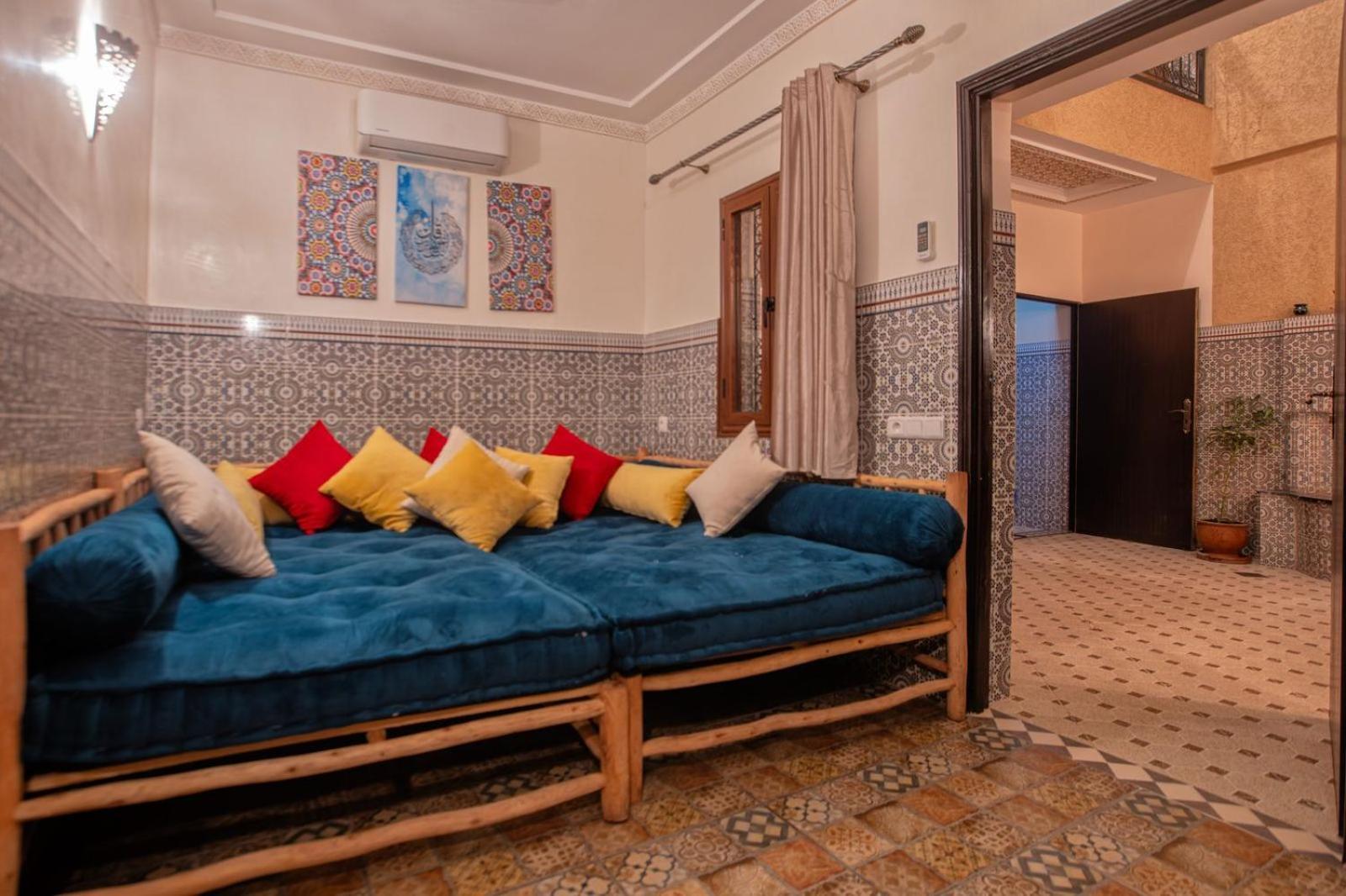 Private Riad 3Ch Salon, Salon Cinema, A Jemaa El Fna 马拉喀什 外观 照片